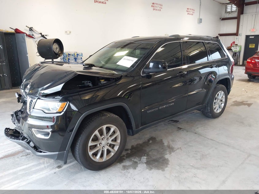Vin: 1c4rjeag5mc595221, lot: 46808390, jeep grand cherokee laredo e 4x2 20212
