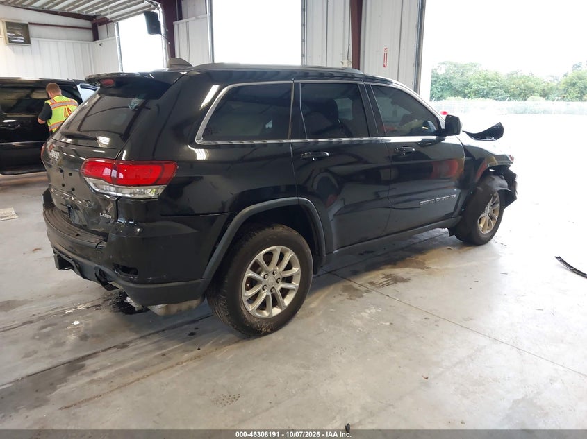 Vin: 1c4rjeag5mc595221, lot: 46808390, jeep grand cherokee laredo e 4x2 20214