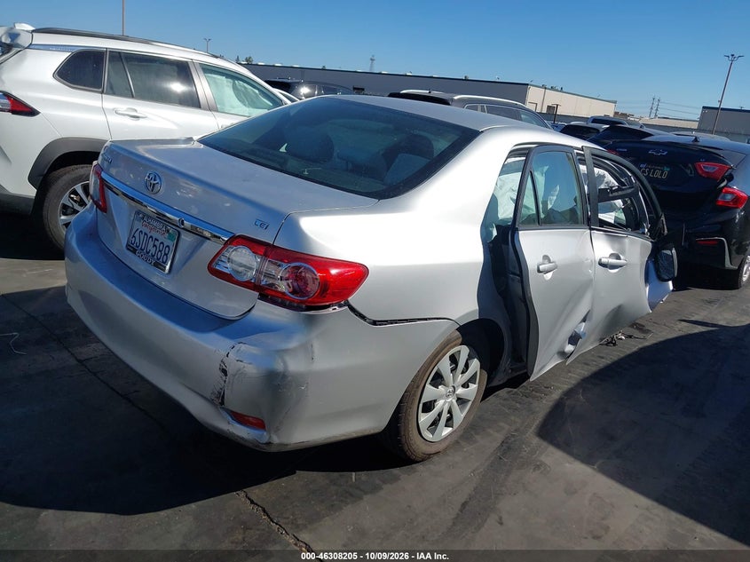 Vin: jtdbu4ee2b9123709, lot: 46808404, toyota corolla le 20114