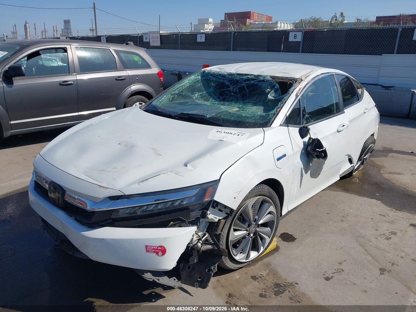 2018 Honda Clarity Plug-In Hybrid, Переворот, IAAI, VIN JHMZC5F10JC018525 — фото 2