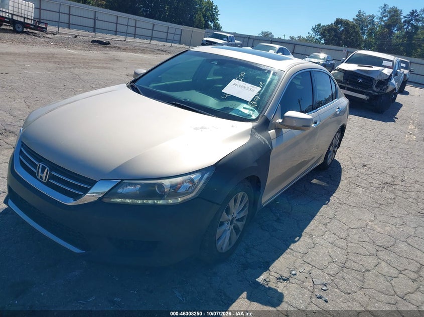 Vin: 1hgcr3f81da036704, lot: 46808449, honda accord ex-l v-6 20132
