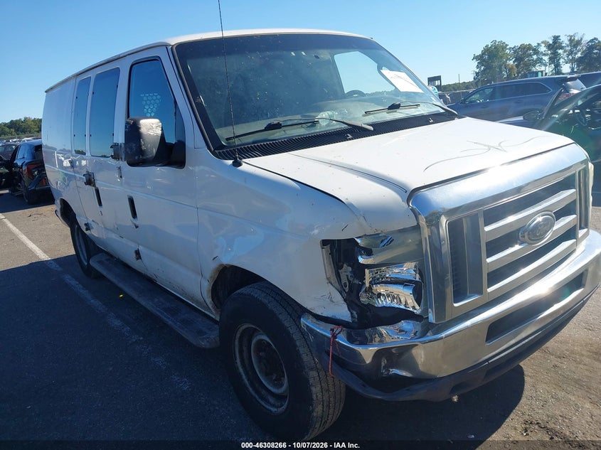Vin: 1ftne2ew7ada24662, lot: 46808465, ford e-250 commercial/recreational 20101