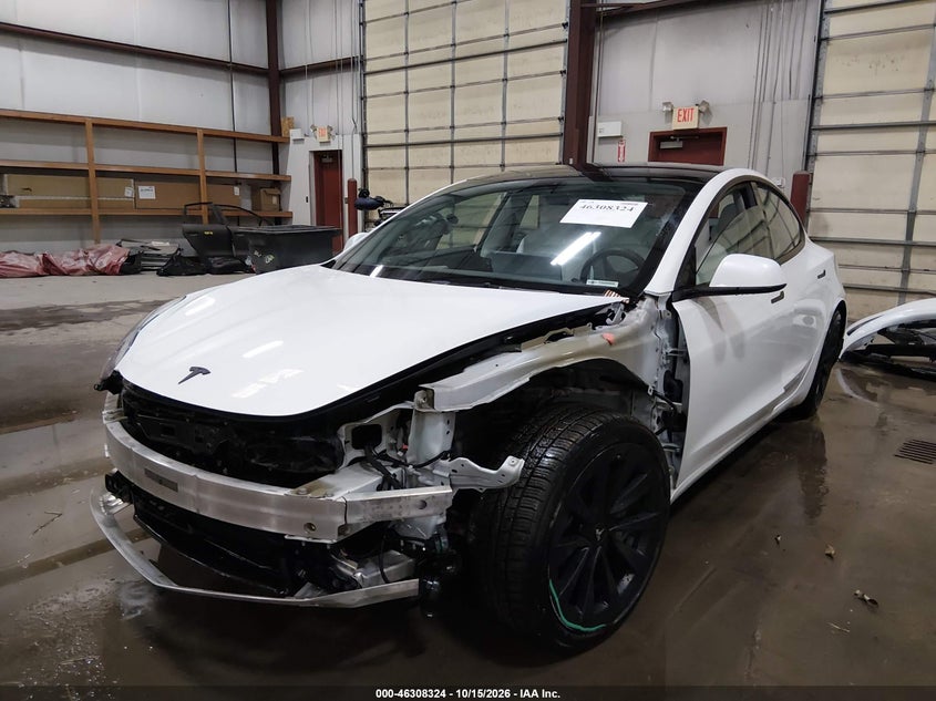 Vin: 5yj3e1eb9nf277009, lot: 46808523, tesla model 3 long range dual motor all-wheel drive 20222