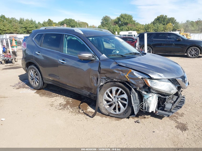 Vin: 5n1at2mv1fc797620, lot: 46808555, nissan rogue sl 20151