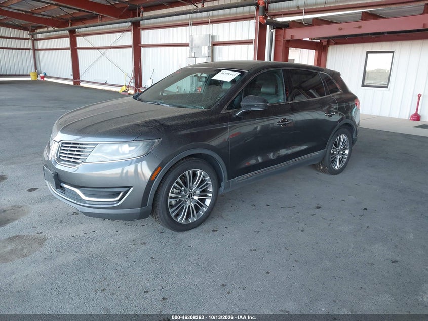 Vin: 2lmpj6lr6hbl14061, lot: 46808562, lincoln mkx reserve 20172