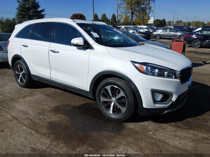 Vin: 5xyph4a55gg018085, lot: 46808583, kia sorento 3.3l ex 2016 img_1