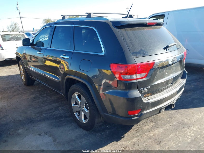 Vin: 1j4rr6ggxbc558307, lot: 46808625, jeep grand cherokee overland 20113