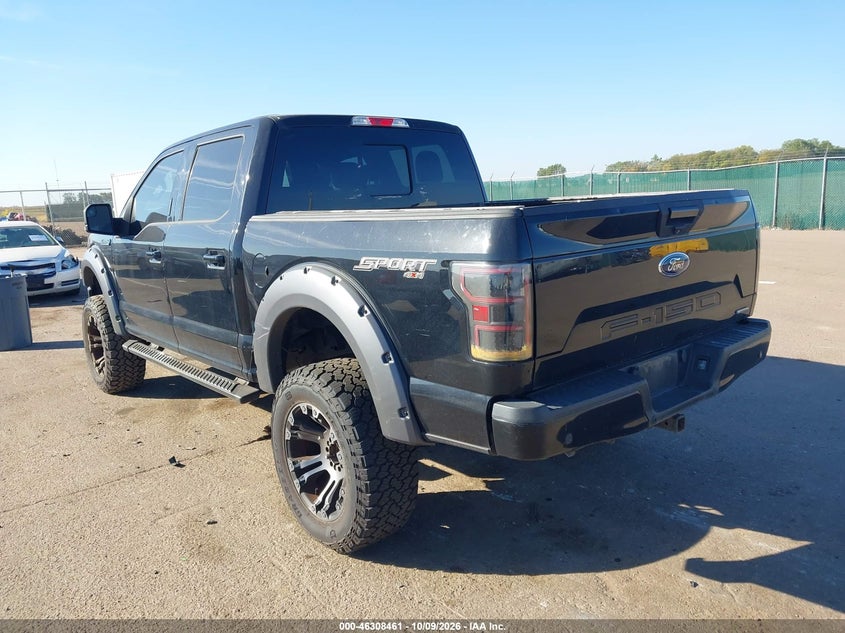 Vin: 1ftew1eg7jkc24503, lot: 46808660, ford f-150 xlt 20183