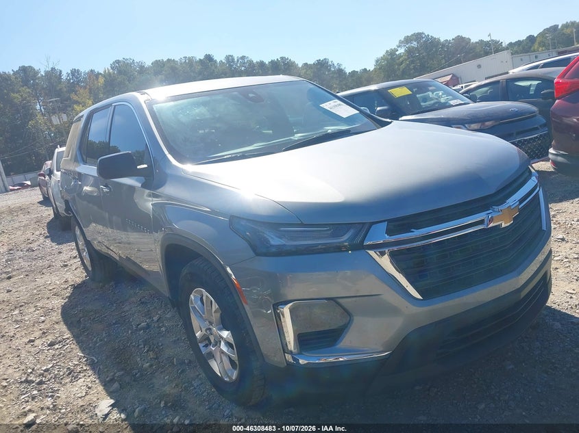 Vin: 1gnerfkw6pj272211, lot: 46808682, chevrolet traverse fwd ls 20231
