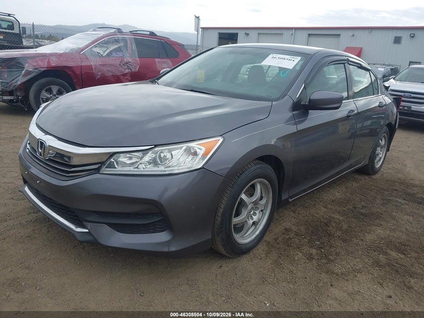 2017 Honda Accord Lx, Rear, IAAI, VIN 1HGCR2F3XHA173886 — photo 2