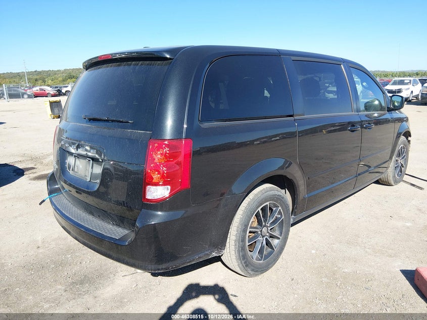 Vin: 2c4rdgcg1hr646341, lot: 46808714, dodge grand caravan sxt 20174