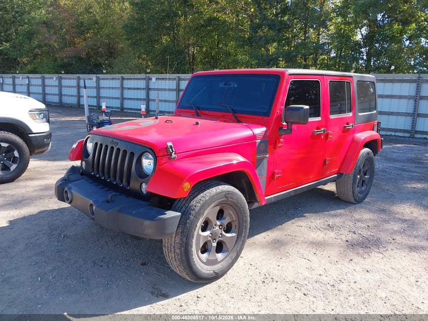 Vin: 1c4bjwdg7hl588828, lot: 46808716, jeep wrangler unlimited freedom 4x4 20172