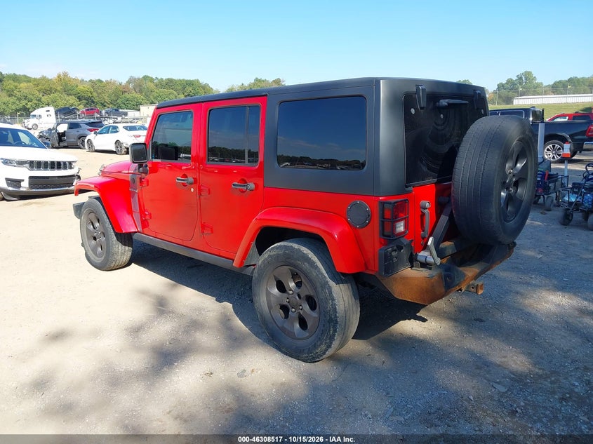 Vin: 1c4bjwdg7hl588828, lot: 46808716, jeep wrangler unlimited freedom 4x4 20173