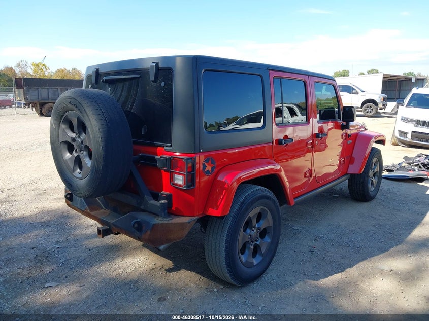 Vin: 1c4bjwdg7hl588828, lot: 46808716, jeep wrangler unlimited freedom 4x4 20174