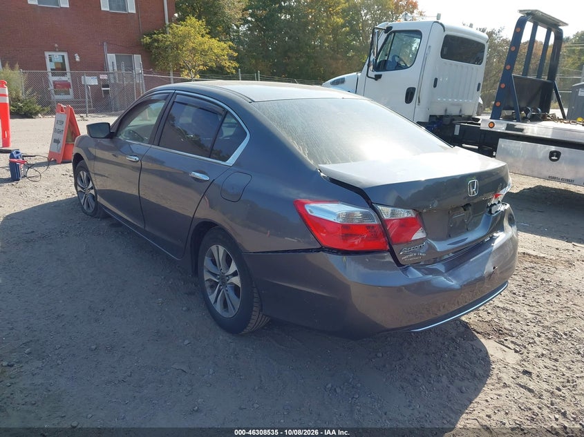 Vin: 1hgcr2f32ea295587, lot: 46808734, honda accord lx 20143