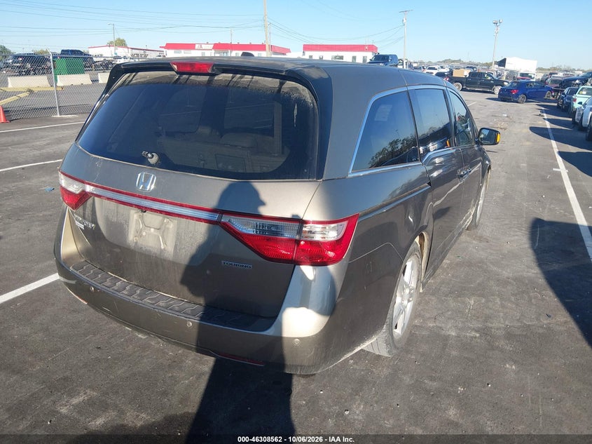 Vin: 5fnrl5h98db038923, lot: 46808761, honda odyssey touring/touring elite 20134