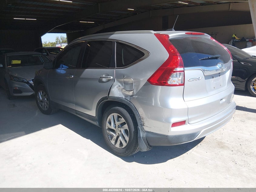 Vin: 2hkrm3h74fh516646, lot: 46808815, honda cr-v ex-l 20153