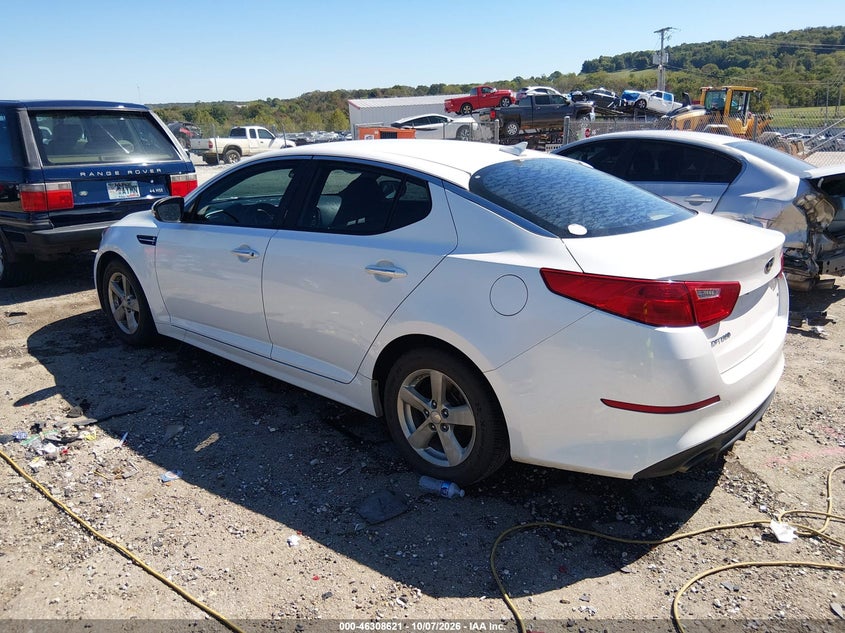 Vin: knagm4a79f5594165, lot: 46808820, kia optima lx 20153