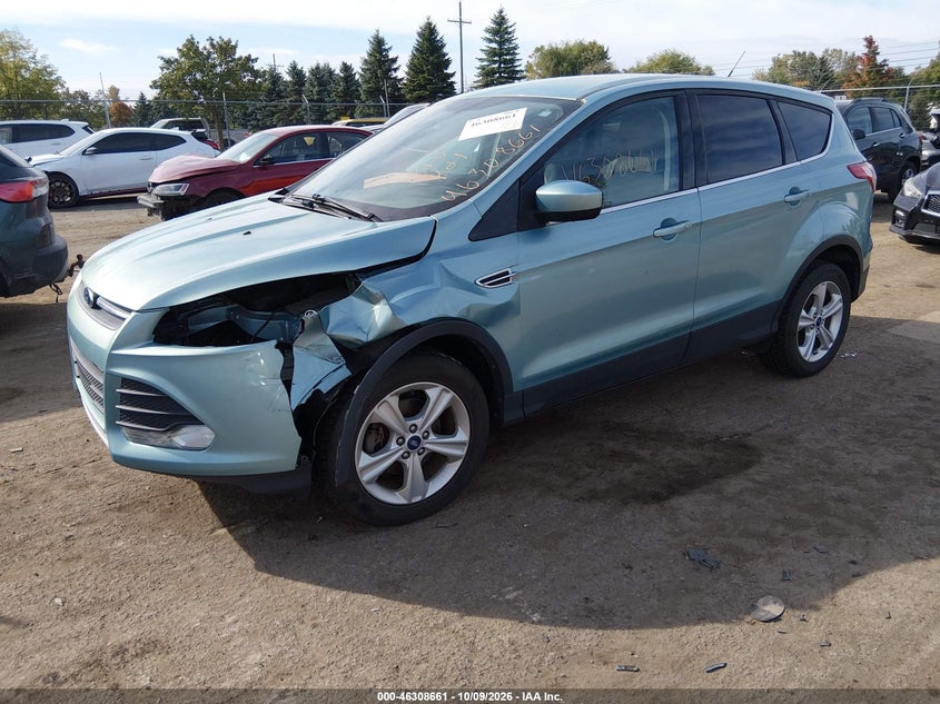 Vin: 1fmcu0gx6duc33525, lot: 46808860, ford escape se 20132