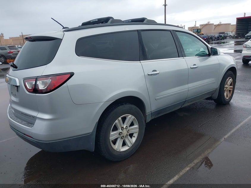 Vin: 1gnkrhkdxej153278, lot: 46808911, chevrolet traverse 2lt 20144