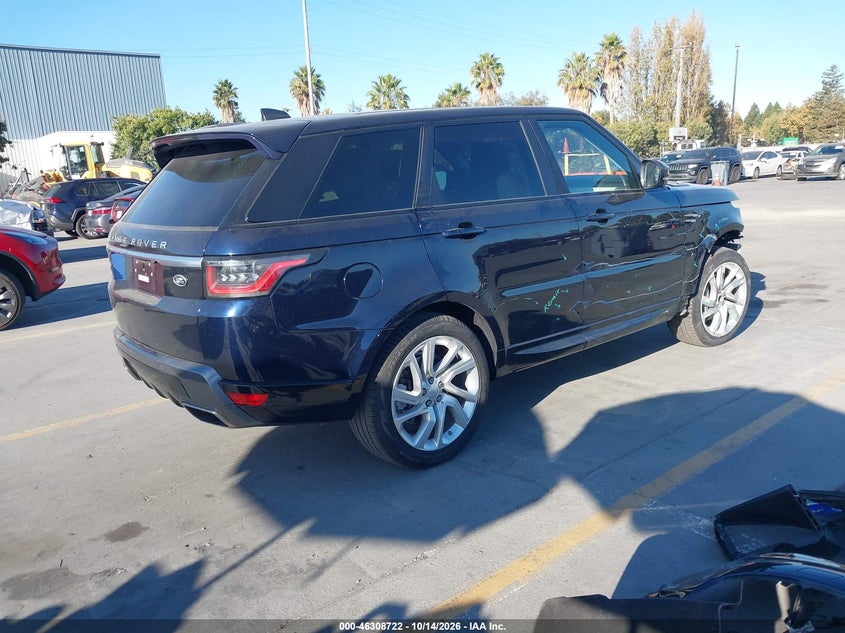 Vin: salwr2su5la747130, lot: 46808921, land rover range rover sport hse mhev 20204