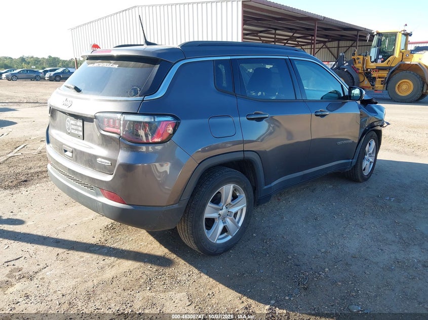 Vin: 3c4njcbbxnt229296, lot: 46808946, jeep compass latitude fwd 20224