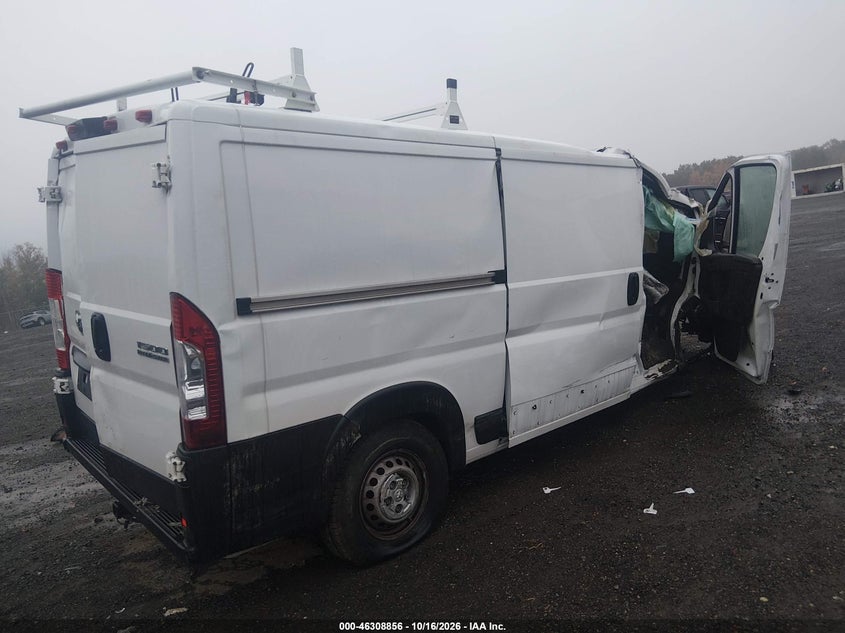 Vin: 3c6lrvag5re120819, lot: 46809055, ram promaster 1500 low roof 136 wb w/pass seat 20244