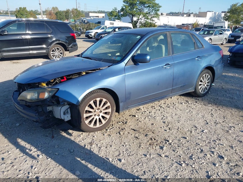 SUBARU IMPREZA 2008 VIN JF1GE61628H508625