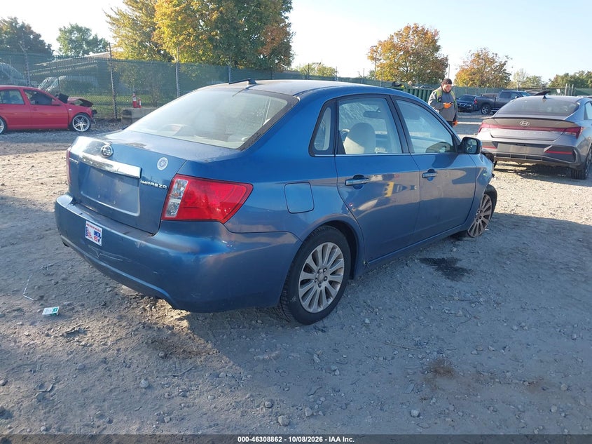 SUBARU IMPREZA 2008 VIN JF1GE61628H508625