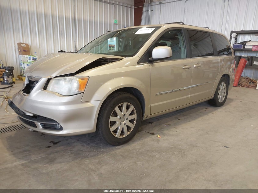 Vin: 2c4rc1bg2er217156, lot: 46809070, chrysler town & country touring 20142