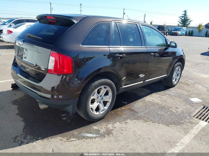Vin: 2fmdk4jc4ebb51033, lot: 46809077, ford edge sel 20144