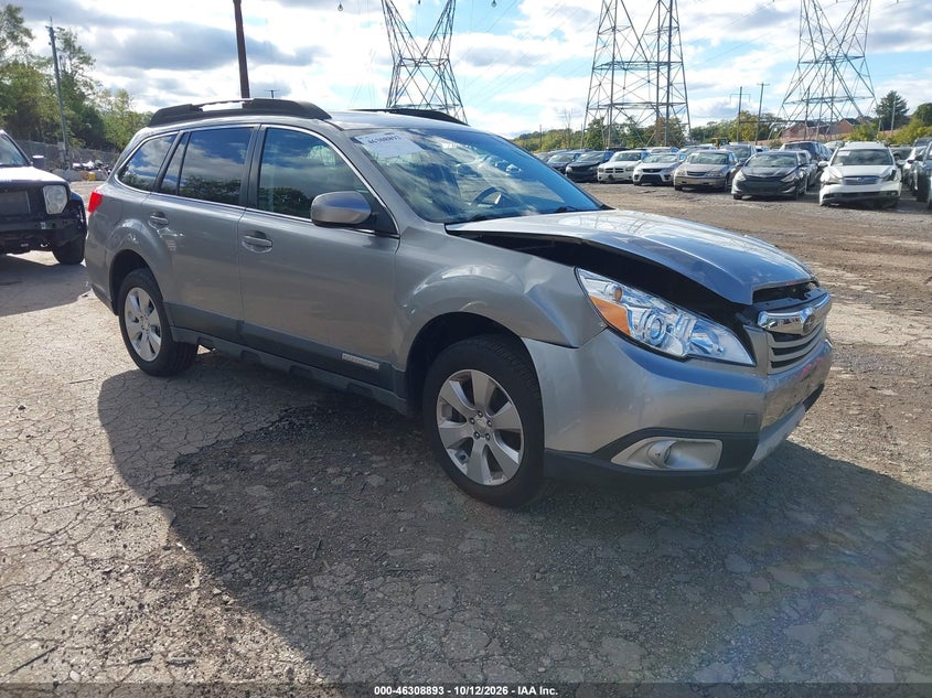 Vin: 4s4brblc9b3332211, lot: 46809092, subaru outback 2.5i limited 20111