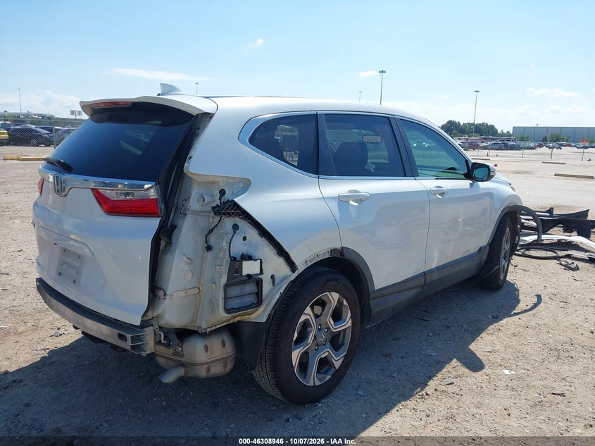 Vin: 5j6rw1h83ka029568, lot: 46809145, honda cr-v ex-l 20194