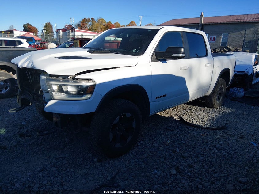 Vin: 1c6srflt7kn648729, lot: 46809154, ram 1500 rebel  4x4 5'7 box 20192