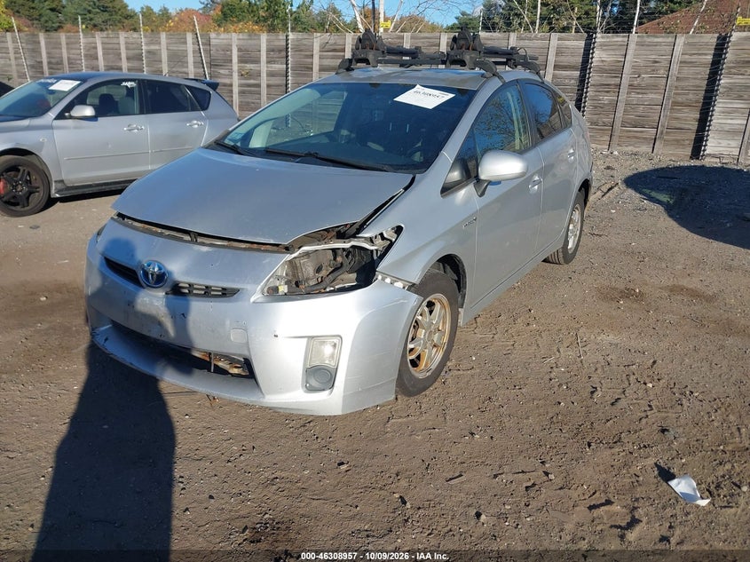 Vin: jtdkn3du0b0277002, lot: 46809156, toyota prius two 20112