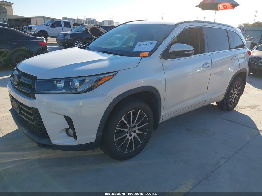 Vin: 5tdkzrfhxjs535481, lot: 46809177, toyota highlander se 20182