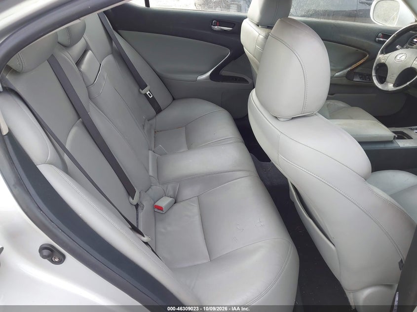 LEXUS IS 2006 VIN JTHBE262865002944