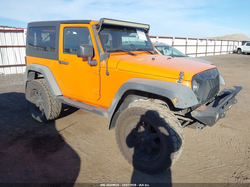 Vin: 1c4ajwag2cl187924, lot: 46809224, jeep wrangler sport 20121