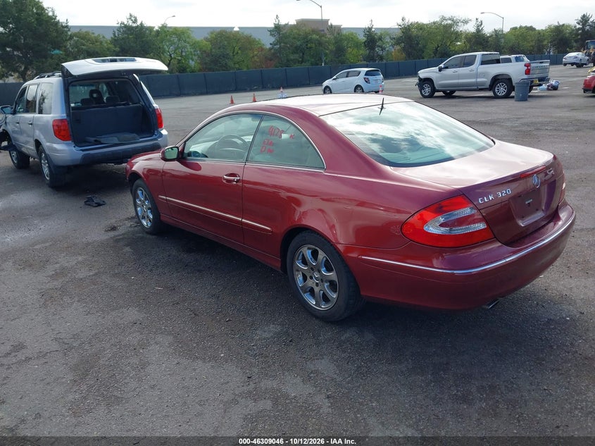 MERCEDES-BENZ CLK 320 2003 VIN WDBTJ65J73F057309