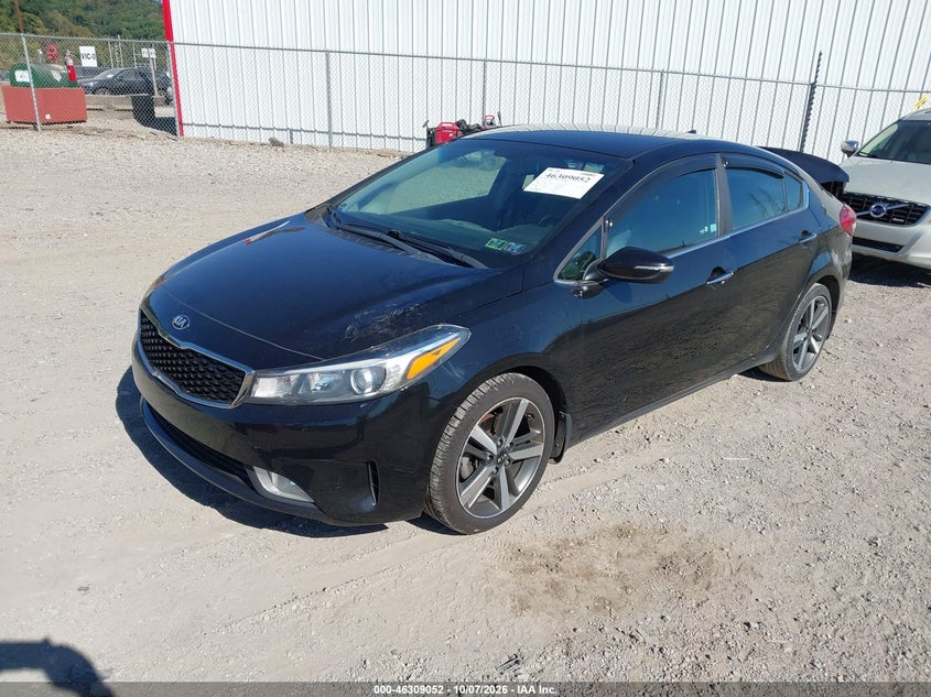 Vin: 3kpfl4a83he044445, lot: 46809251, kia forte ex 20172
