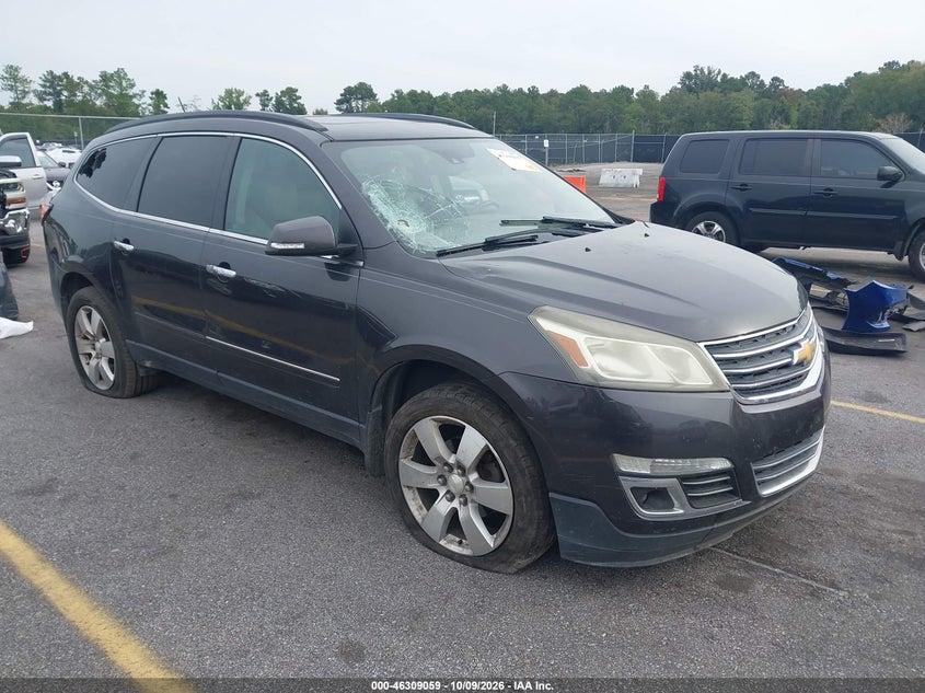 Vin: 1gnkrjkd5ej351970, lot: 46809258, chevrolet traverse ltz 20141