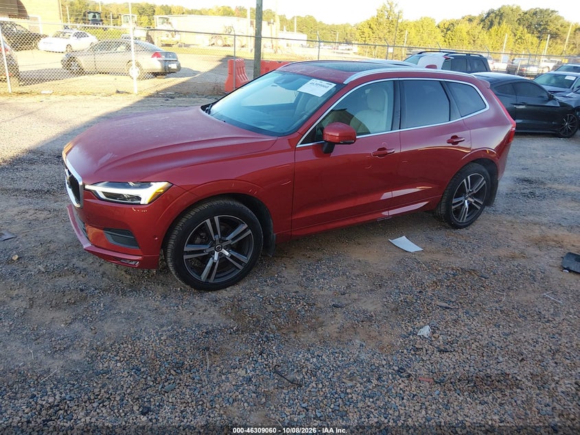 Vin: lyv102dk5kb223572, lot: 46809259, volvo xc60 t5 momentum 20192