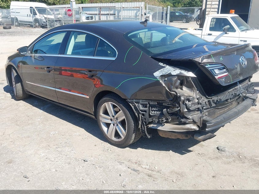 Vin: wvwbn7an9ge520174, lot: 46809265, volkswagen cc 2.0t sport 20163
