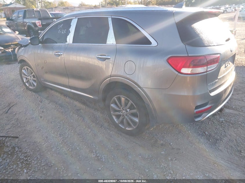 Vin: 5xypkda53gg095118, lot: 46809266, kia sorento 3.3l sxl 20163