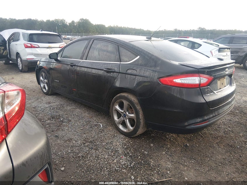 Vin: 3fa6p0luxdr174366, lot: 46809283, ford fusion hybrid se 20133
