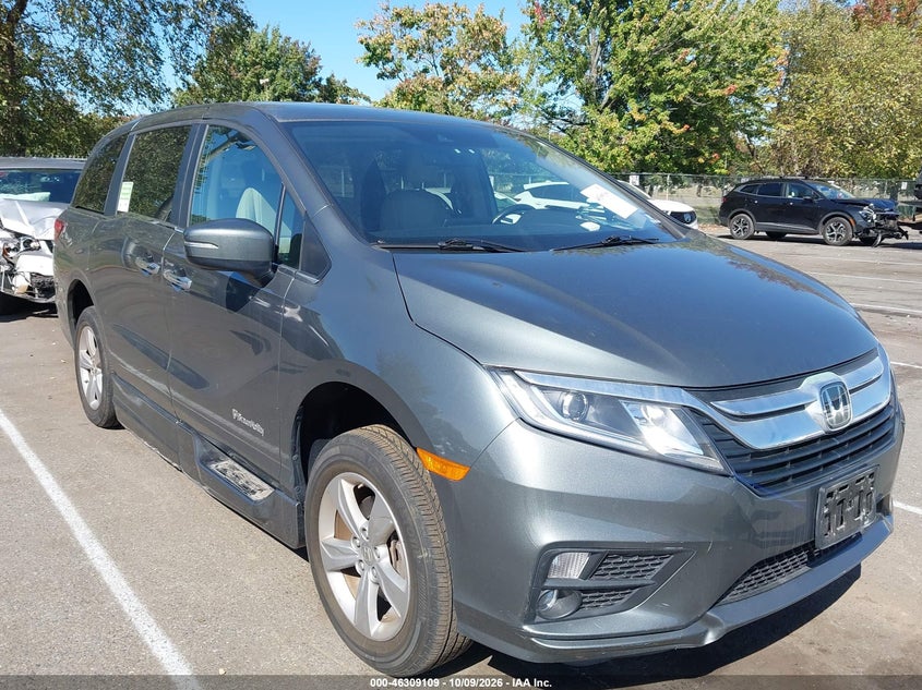 Vin: 5fnrl6h78kb065444, lot: 46809308, honda odyssey ex-l 20191