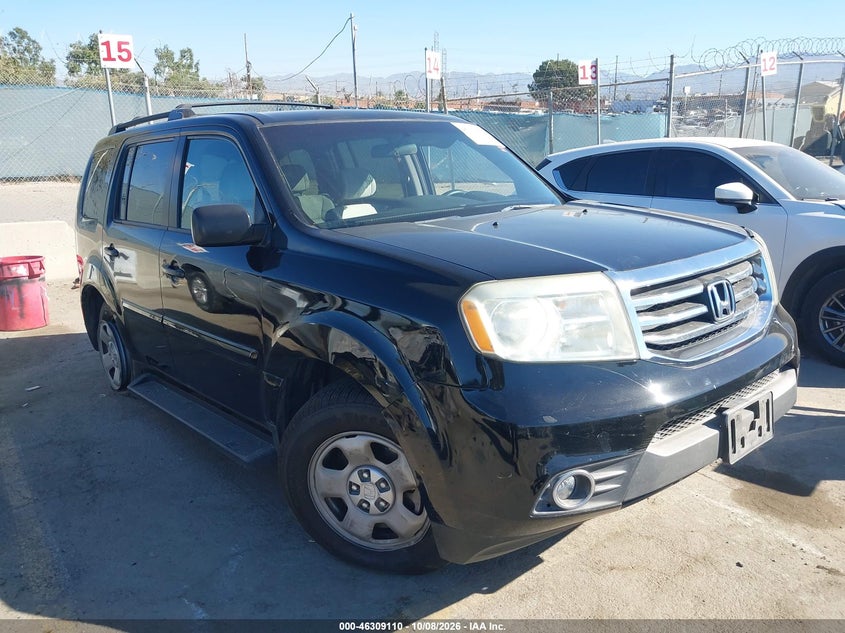 Vin: 5fnyf4h21eb025450, lot: 46809309, honda pilot lx 2014 img_1