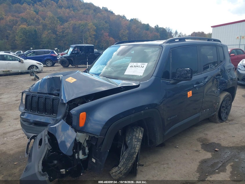 Vin: zacnjbab7kpk68326, lot: 46809333, jeep renegade upland 4x4 20192