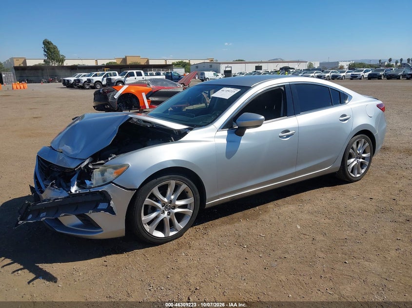 Vin: jm1gj1v59g1484485, lot: 46809422, mazda mazda6 i touring 20162