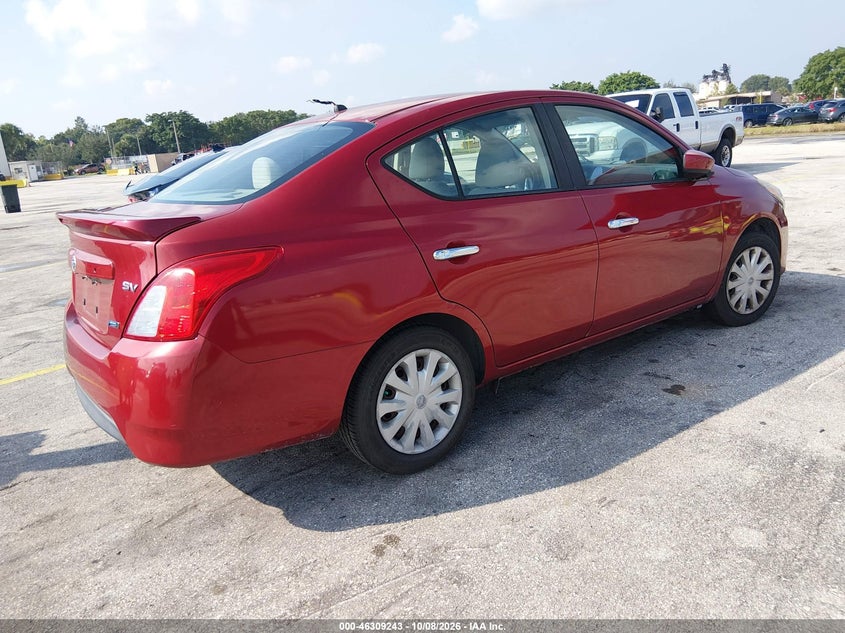 Vin: 3n1cn7ap9fl800734, lot: 46809442, nissan versa 1.6 sv 20154